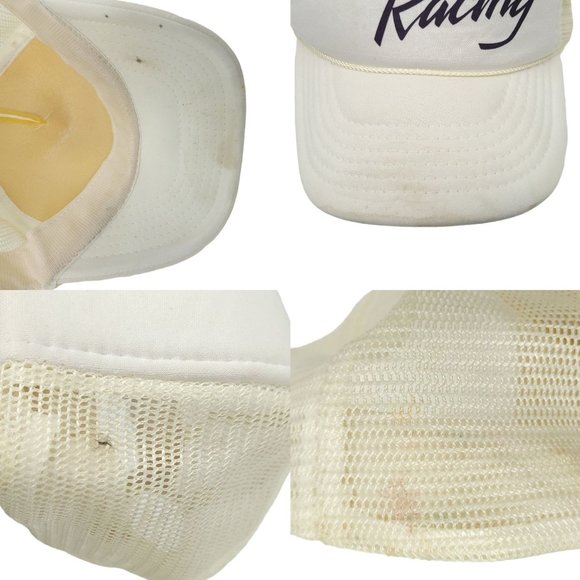 Vintage Headmost Castrol GTX Racing Mesh Snapback Trucker Hat Baseball Cap Foam - Picture 4 of 16